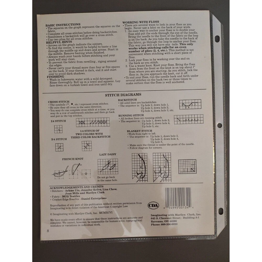 I Love Stitching Chart Leaflet Cross Stitch 134 Arthurs Checkerboard Kitchen KIT